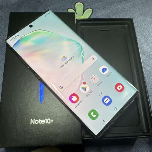 Samsung Note 10+ (12+256GB) *99%new ! 香港行貨 Aura Glow顏色 ，有盒,跟AKG耳機...
