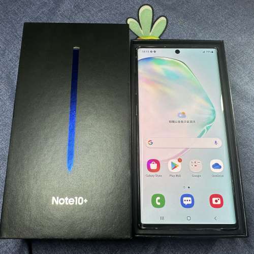 Samsung Note 10+ (12+256GB) *99%new ! 香港行貨 Aura Glow顏色 ，有盒,跟AKG耳機...