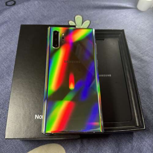 Samsung Note 10+ (12+256GB) *99%new ! 香港行貨 Aura Glow顏色 ，有盒,跟AKG耳機...