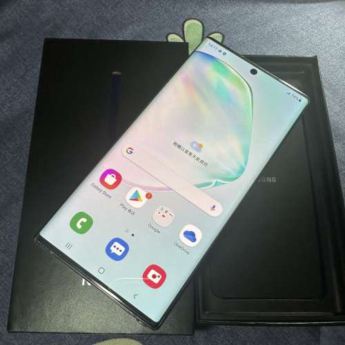Samsung Note 10+ (12+256GB) *99%new ! 香港行貨 Aura Glow顏色 ，有盒,跟AKG耳機...