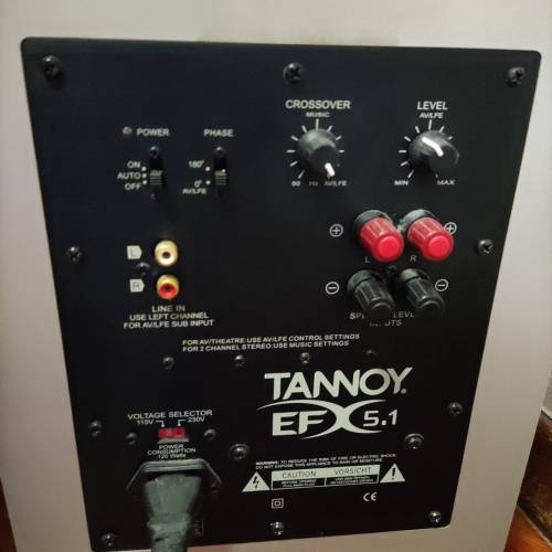 Tannoy EFX 5.1 speaker 天朗
