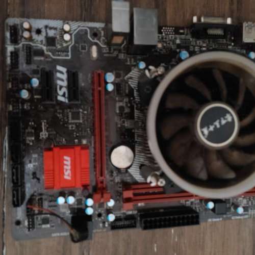 i3 9100f + msi b365m plus 底板