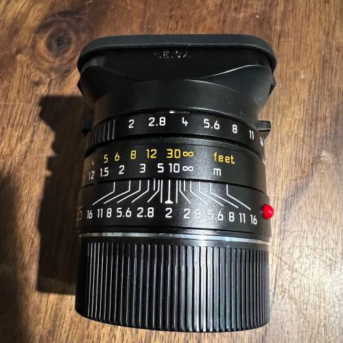 Leica Summicron-M 35mm f/2 ASPH Lens (Black) 全套齊件及盒