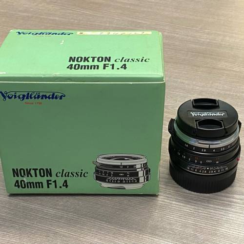 Voigtlander Nokton classic 40mm f1.4 M-mount