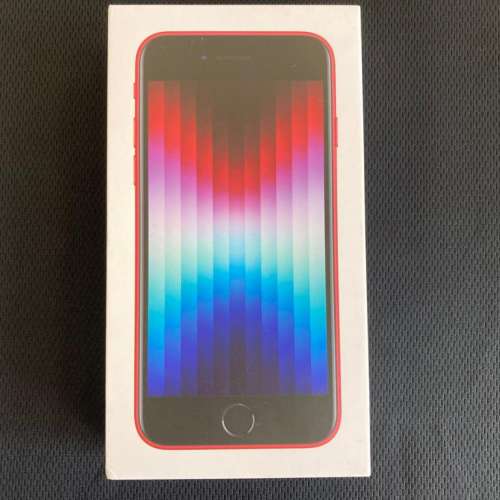 包郵 可小議 全新 AppleCare 到10/9/2024  iPhone se3 se 3 2022 全套 紅色 256GB