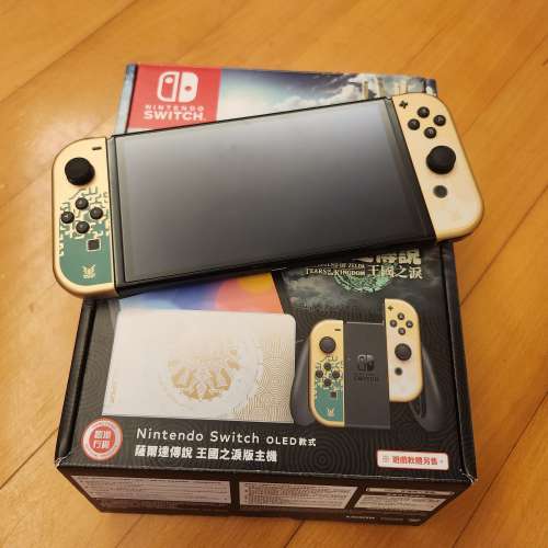 Switch 王國之淚Oled特別版版行貨有保養連1隻game