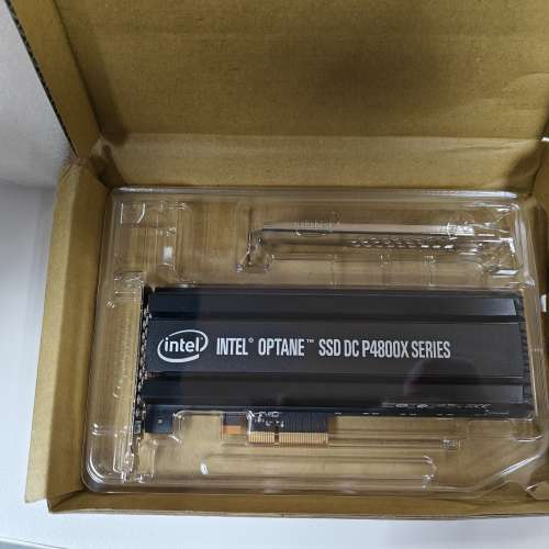 Intel Optane DC P4800X 750GB SSD PBW HHHL PCIe 3.0 NVMe SSDPED1K750GA01