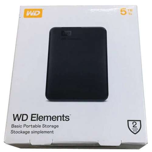 Western Digital WD Elements Portable 5TB External Harddrive