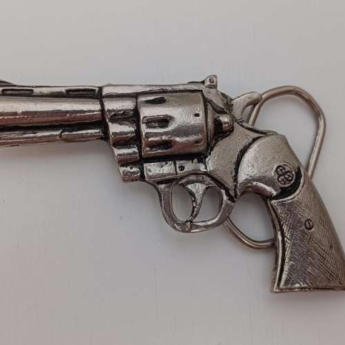 全新 三色 立體 左輪手槍 腰帶扣