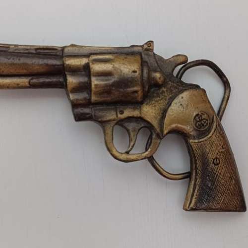 全新 三色 立體 左輪手槍 腰帶扣