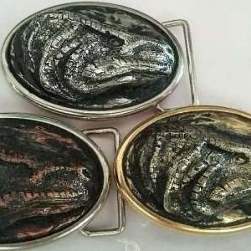 全新 3D 蜥蝪 立體 腰帶扣