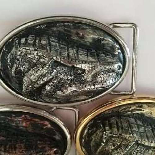 全新 3D 蜥蝪 立體 腰帶扣