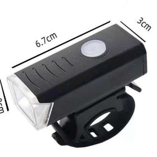 全新 USB Led Bike light 充電式 白光 單車燈 車前燈