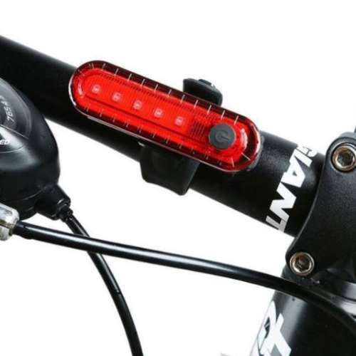 全新 USB Led Bike Tail light 充電式 紅色 單車燈 車尾燈