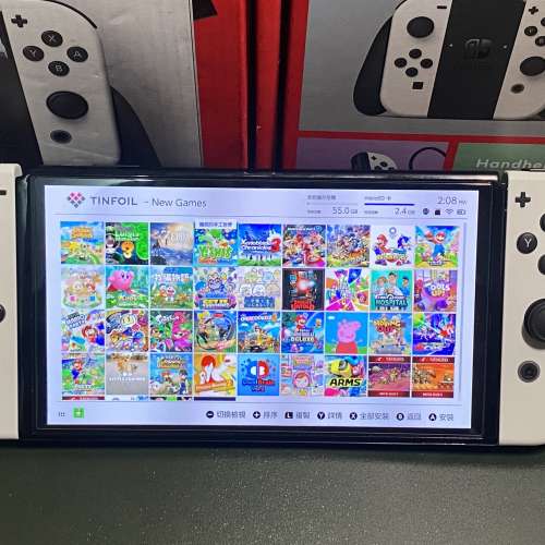 switch OLED全新機雙系統！全場銷量第一945好評！一年保！包散熱加強唔加價！穩定黑...