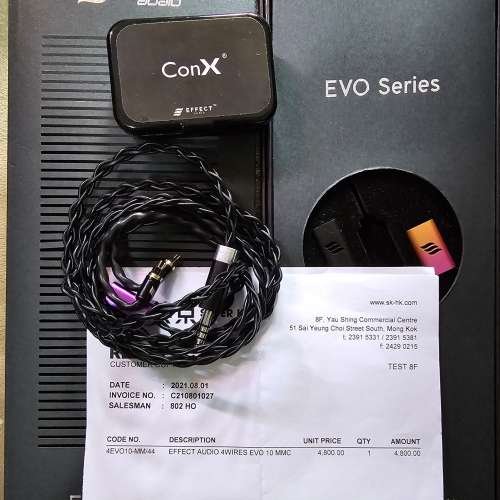Effect audio EVO 10耳機線 二手或全新Earphones, 影音產品