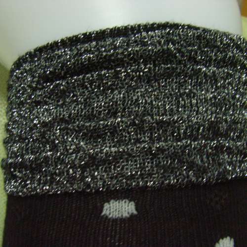 全新 波點 三個骨 棉質 長襪