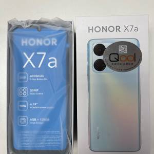 HONOR X7a 智能手機（6+128GB) 鈦空銀