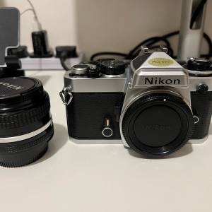 Nikon Fe + Nikon 50mm  1.4 ais
