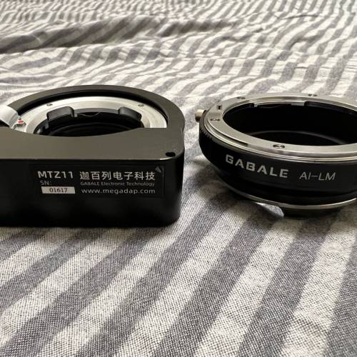Megadap MTZ11 M 轉 Z + Gabale F 轉 M adaptor