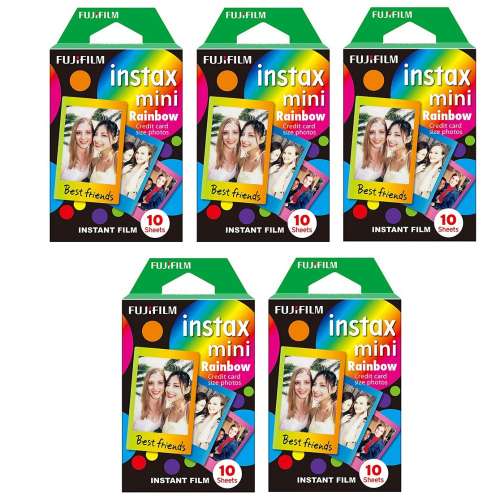 FUJIFILM INSTAX MINI INSTANT FILM (RAINBOW) 富士即影即有菲林相紙 (彩虹漸變色)