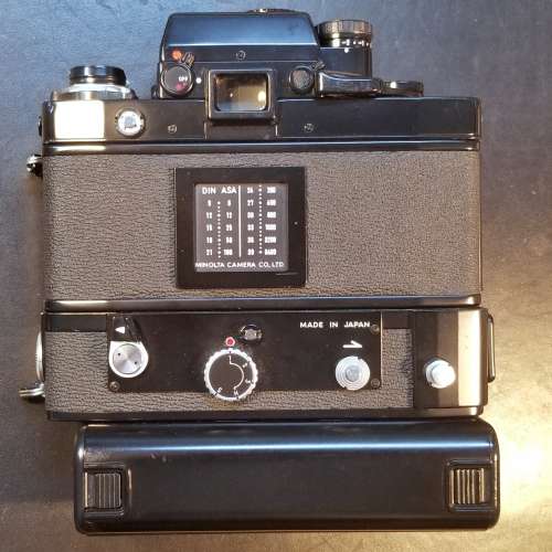 萬能達Minolta XK Motor 黑摩打機自動曝光觀景器