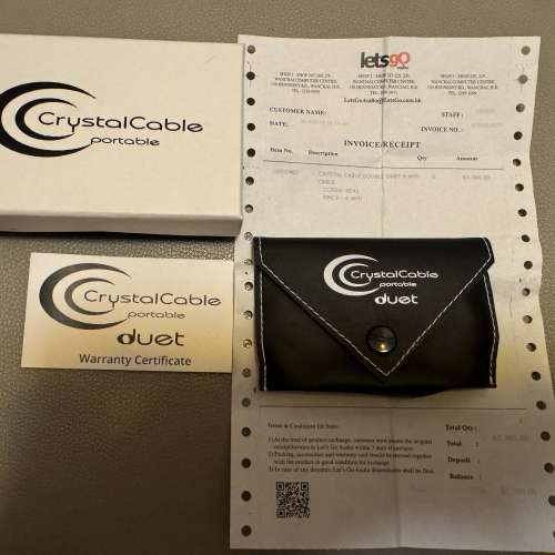 Crystal Cable Double Duet 4.4mm to mmcx