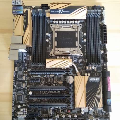 (12核24線程 X79組合) Xeon E5 2696 V2 + ASUS X79 DELUXE主板