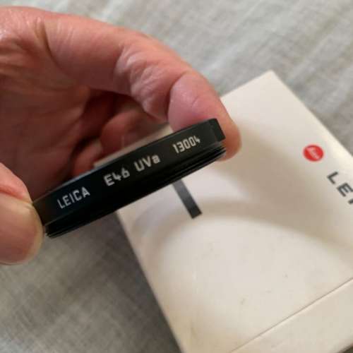 Leica e46 uva filter black with original packing