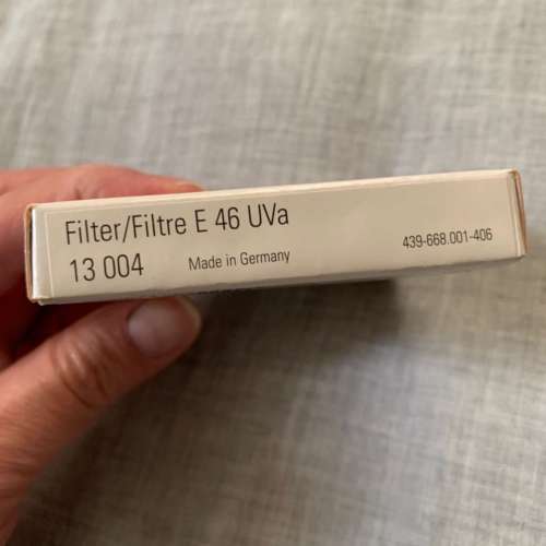 Leica e46 uva filter black with original packing