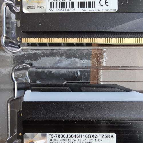 G.Skill F5-7800J3646H16GX2-TZ5RK DDR5 7800 C36 32GB