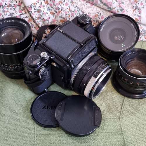 賓得 Pentax 6x7 MLU 反光鏡預升 機身 Zeiss 80  Zeiss120  Pentax45  Pentax 75