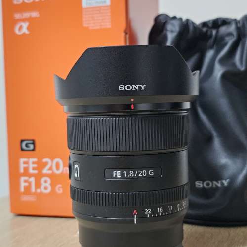 Sony FE 20mm F1.8 G 定焦鏡頭  SEL20F18G E-mount A7 A9