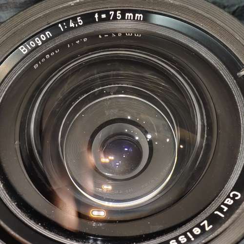 carl zeiss 75/4.5 biogon 4x5 廣角神器 航空版