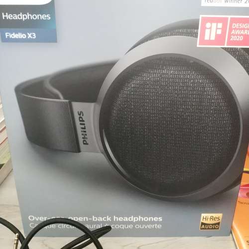 Phillips fidelio x3 （配件齊，有盒無保）