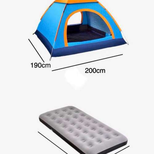 買露營帳篷（雙門）🏕️送充氣床墊