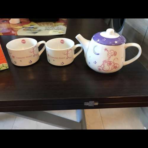 全新 茶壼連兩隻茶杯 限量版 結婚用