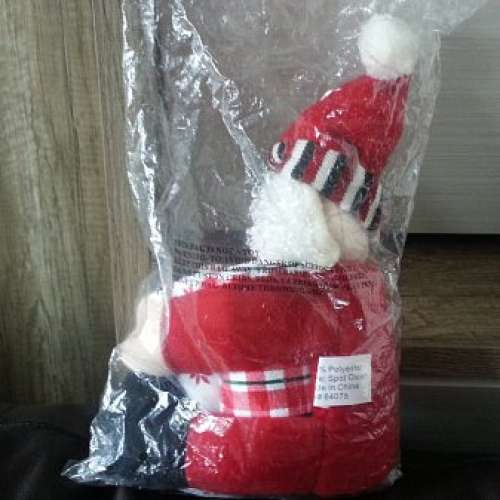 全新 聖誕老人公仔 連毛巾三條 Santa claus with towels