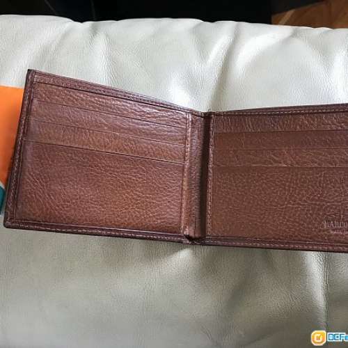 二手 Macro Polo 啡色真皮男裝銀包