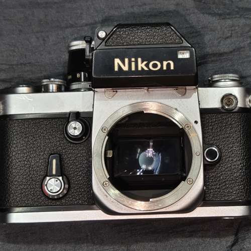 Nikon F2 silver film camera