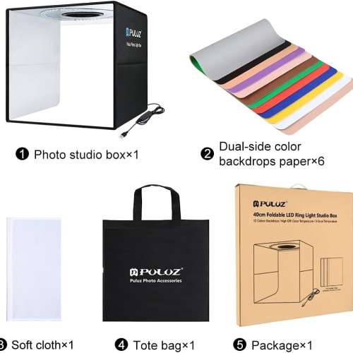 PULUZ Professional Light Box for Photography 16"x16” (40cm x 40cm)