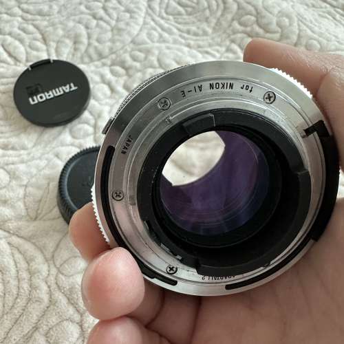 Tamron SP 90mm 1:2.5/f with Toshiba filter and leather case