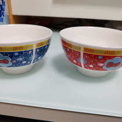 99%新 Hello Kitty 碗一對