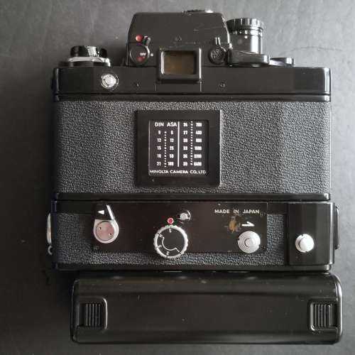 萬能達Minolta XK Motor 黑摩打機(需維修)自動曝光觀景器
