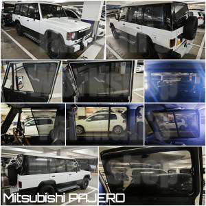 Mitsubishi Pajero 全車磁石濾光窗網太陽擋