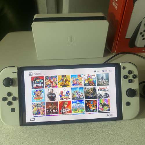 Switch Oled 雙係統 遊戲
