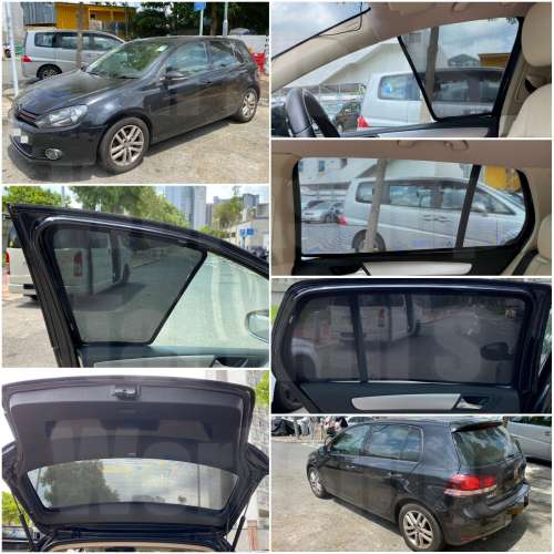 VW Golf 全車磁石濾光窗網太陽擋