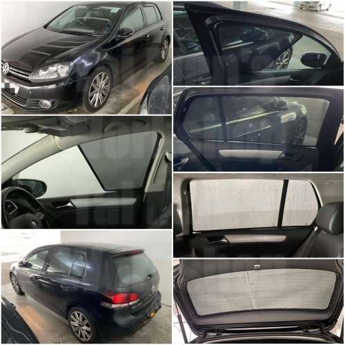 VW Golf 全車磁石濾光窗網太陽擋
