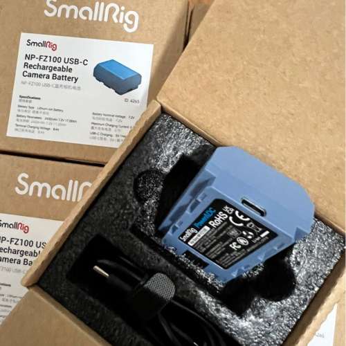 Smallrig FZ100 Sony專用電池🔋 可以一邊充電一邊使用