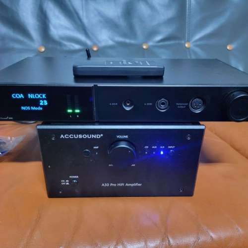Accusound Class A Amplifier & Leafaudio CMD 27 MKII Dual CS43198 DAC Balanced